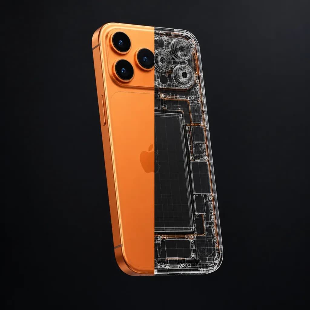 ワイヤーフレーム分割3D製品レンダー