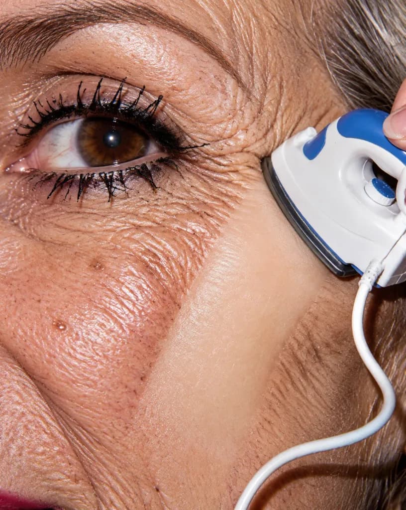 Miniature Iron Smoothing Facial Wrinkles
