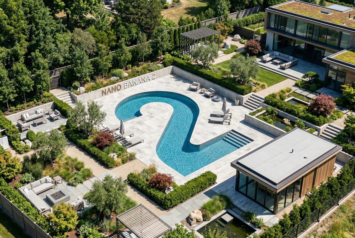 Official Google AI documentation example for Gemini 3.1 Flash Image Preview showing an isometric swimming pool scene