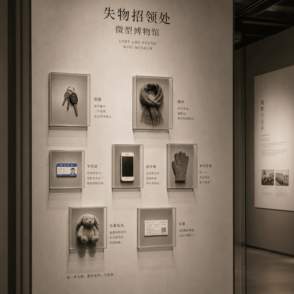 “A miniature museum of lost and found items”