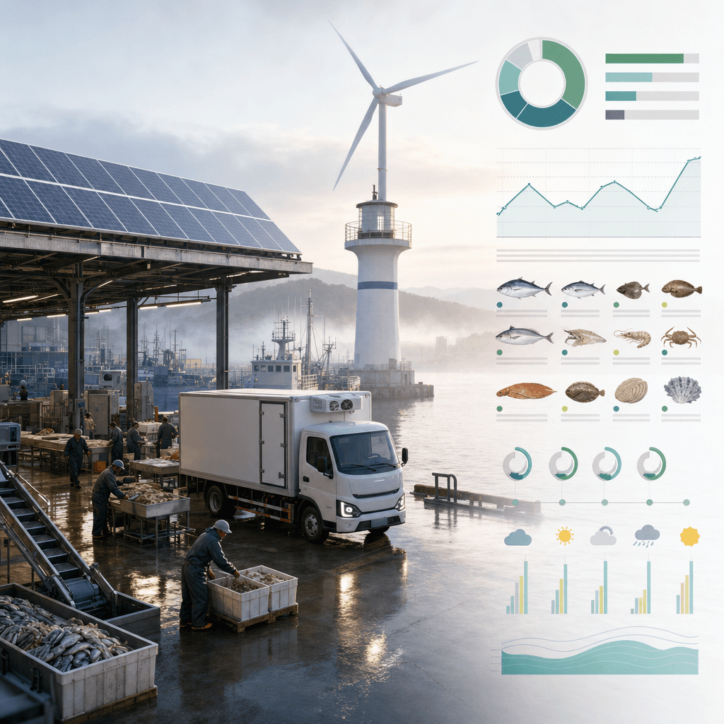 "Daily Operation Chart of New Energy Fishing Port"