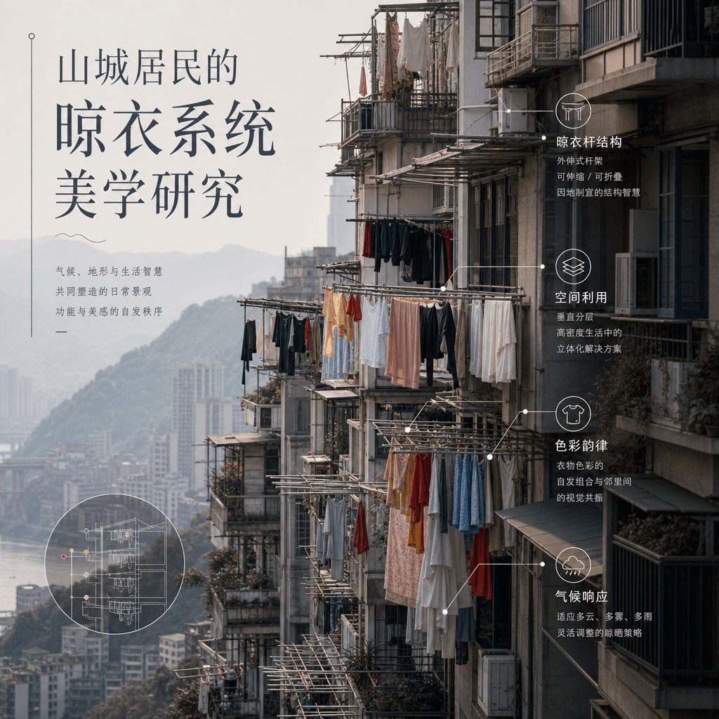 "Research on the Aesthetics of the Clothes Drying System of Mountain City Residents"