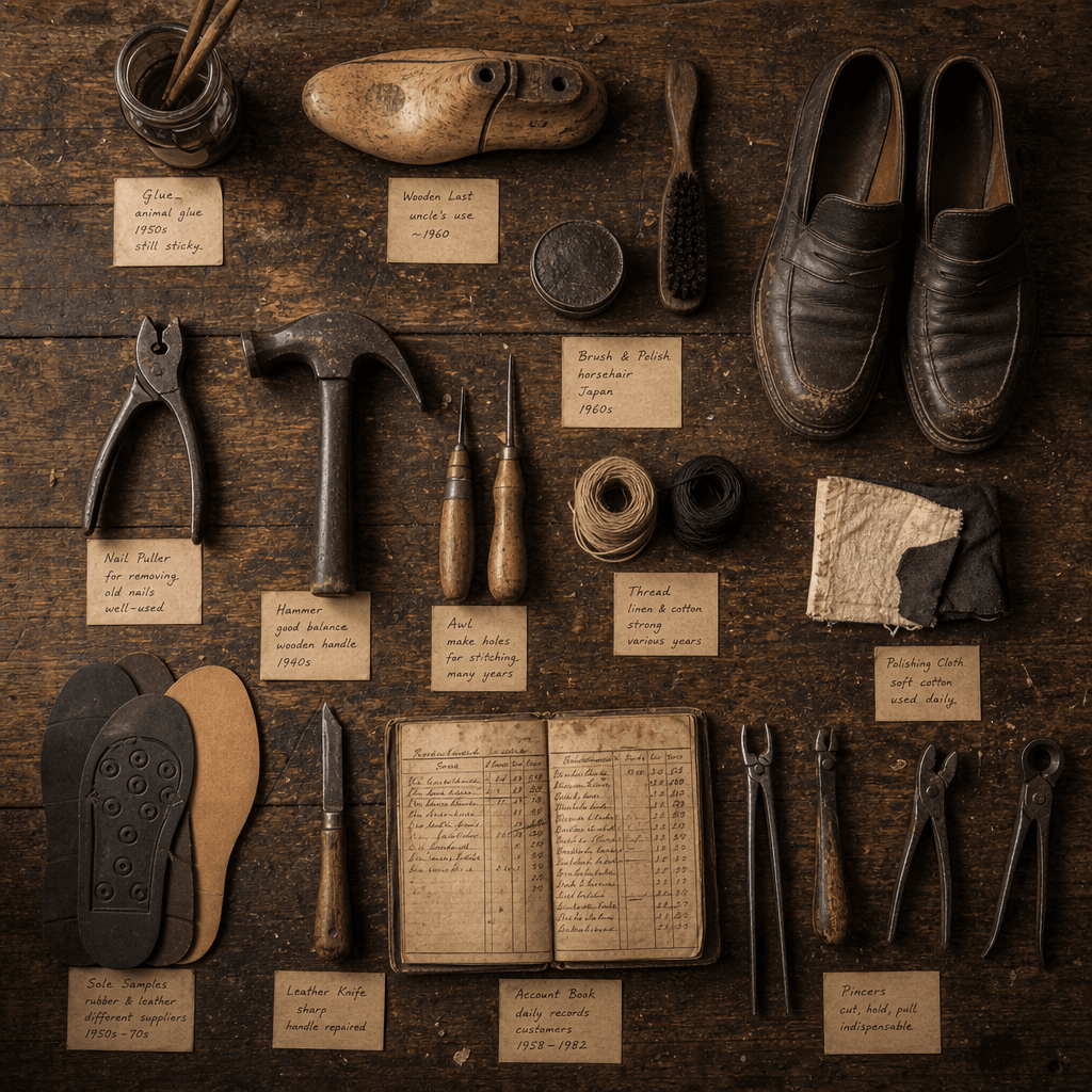 "Illustrated Tools for Street Shoe Repair Shops"