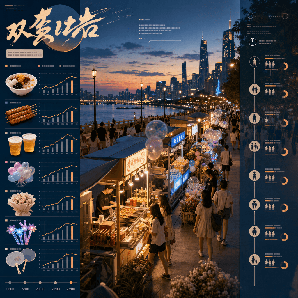 “一个城市的晚风消费学”