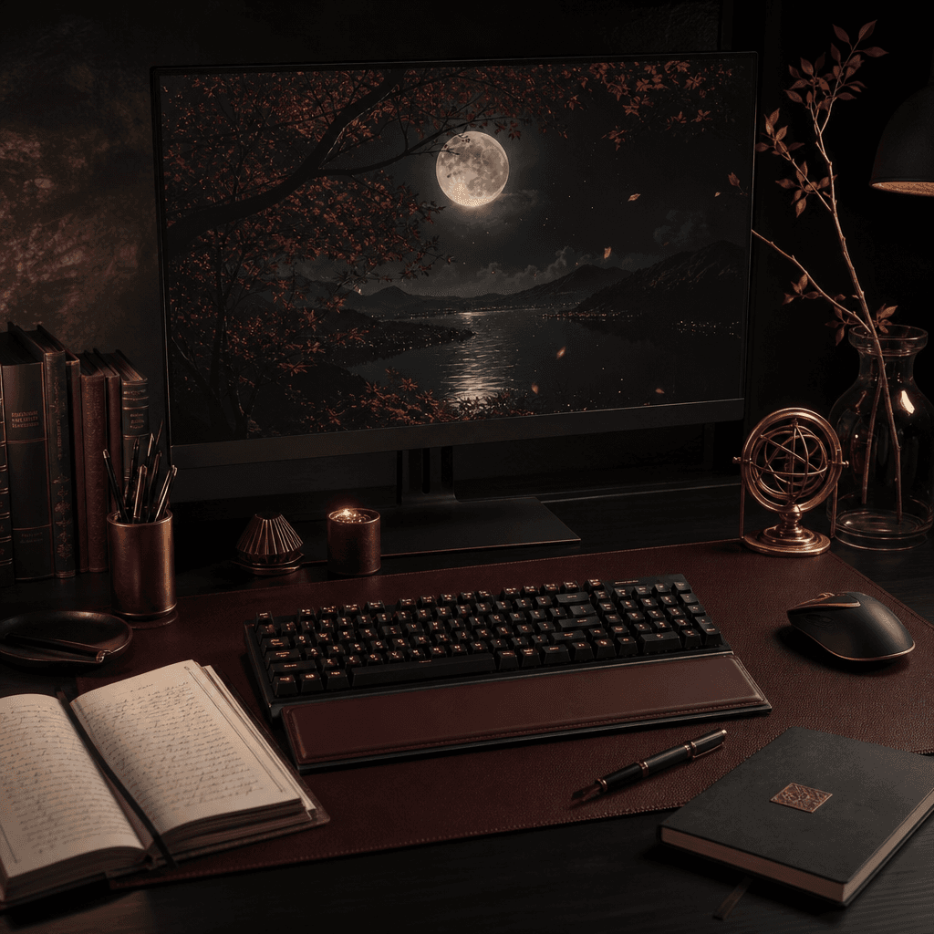 “给深夜写作者设计的桌面主题系统”