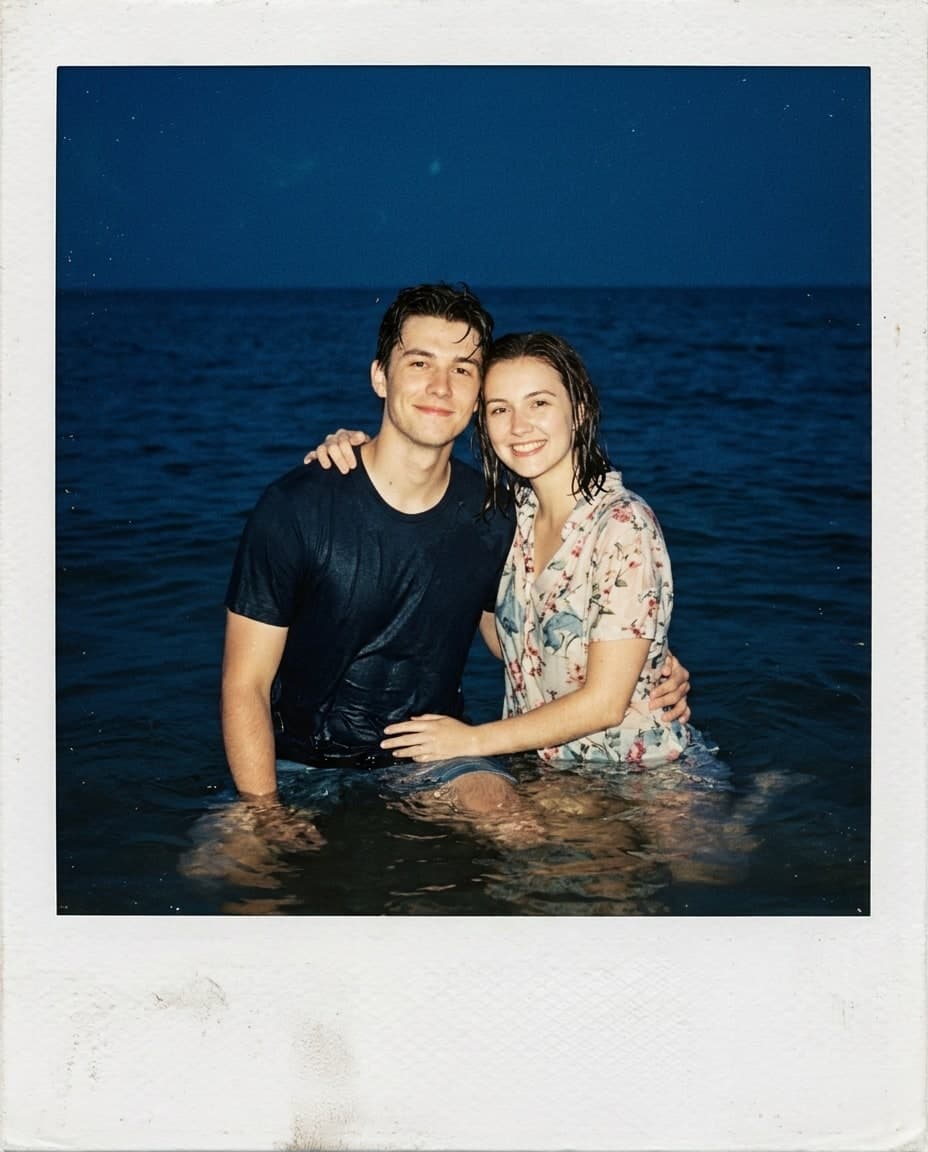 Polaroid océan