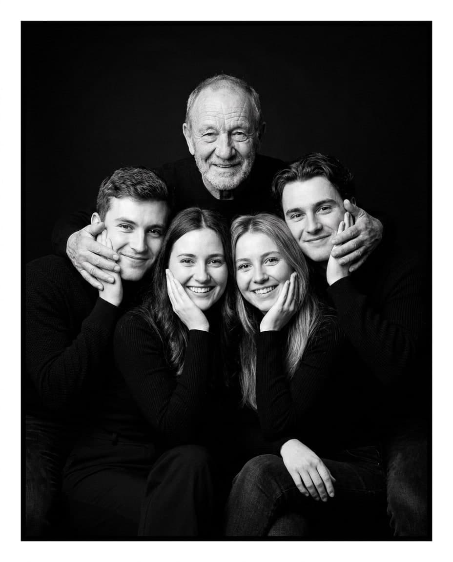 Monochrome Family Portrait