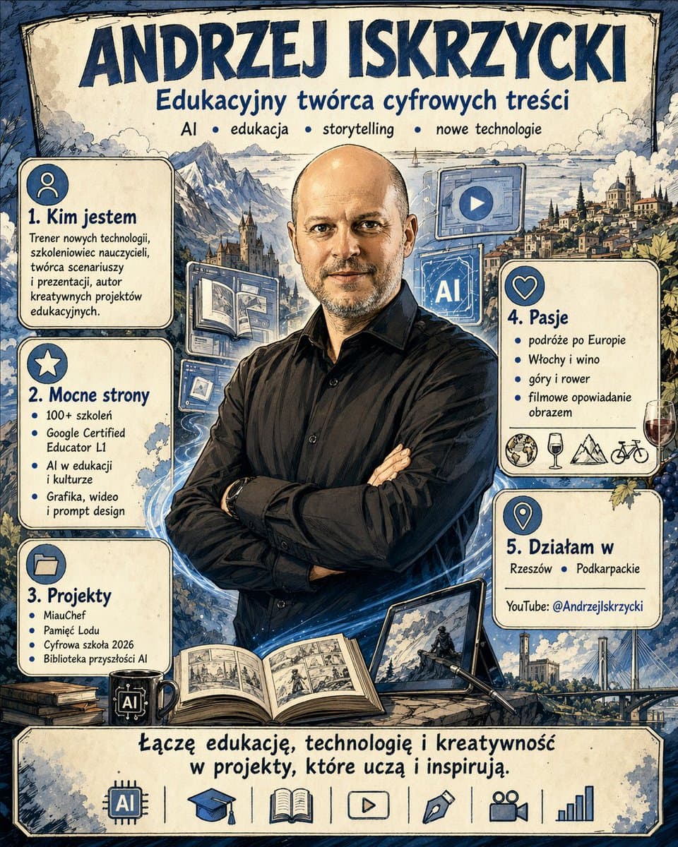 Persönliche Profil-Infografik