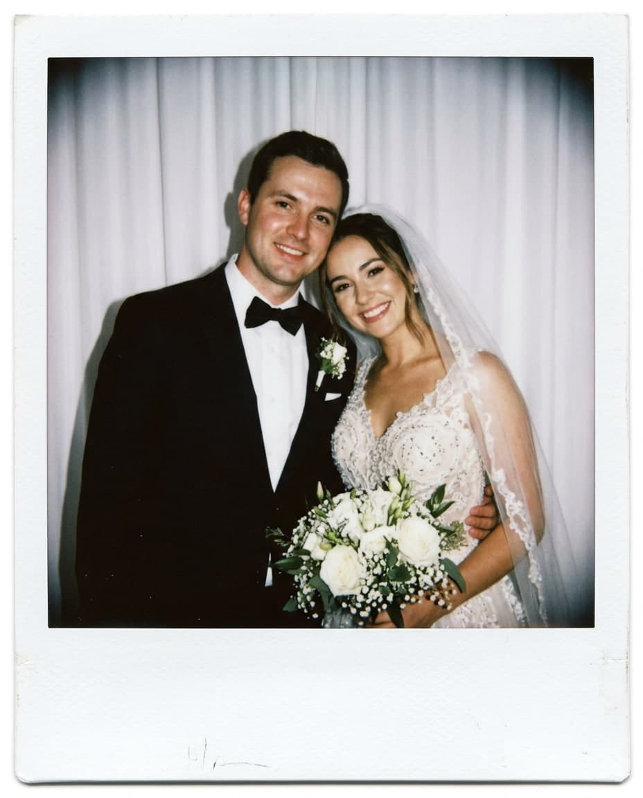 Casal de Casamento Polaroid