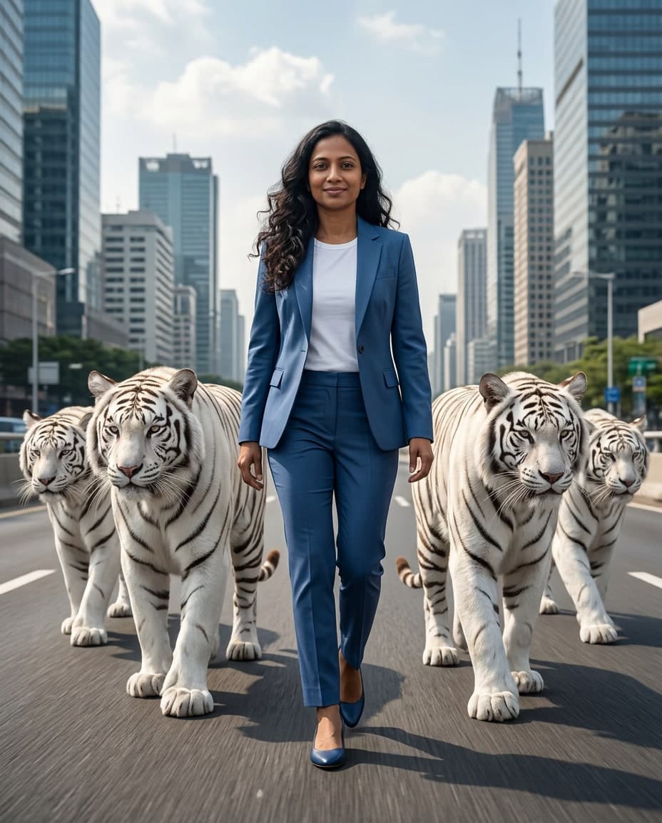 La garde des tigres blancs