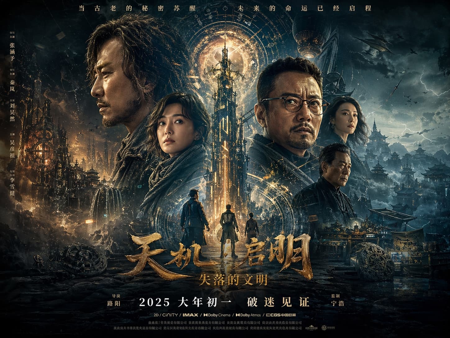 Póster de película épica de fantasía china