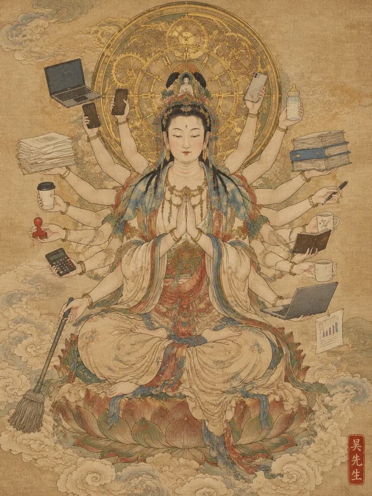 Thousand-Hand Guanyin as Modern Worker