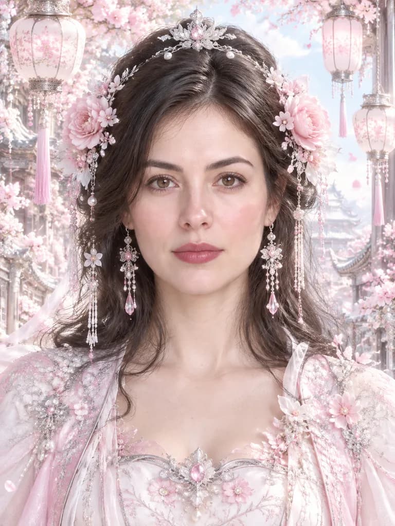 Ornate Pastel Pink Fantasy Transformation