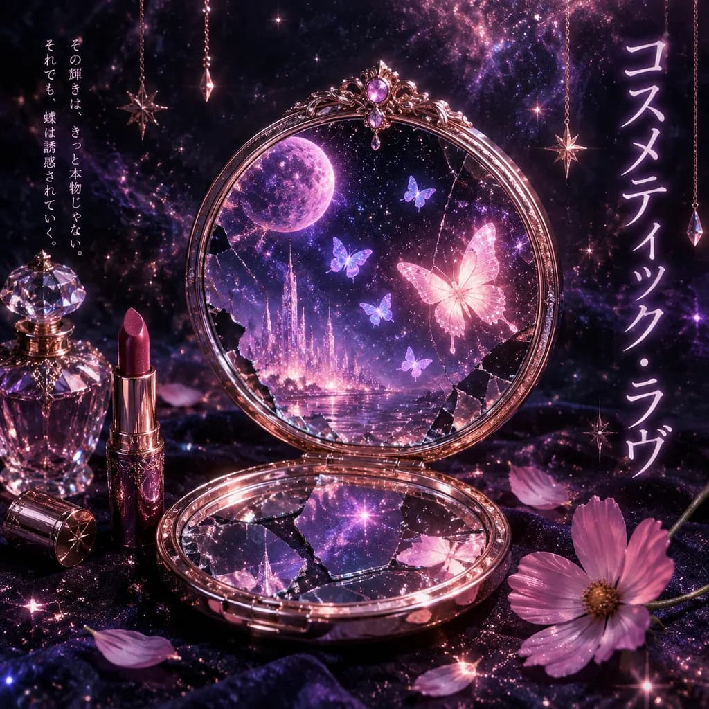 Cosmic Cracked Compact Mirror Album Cover