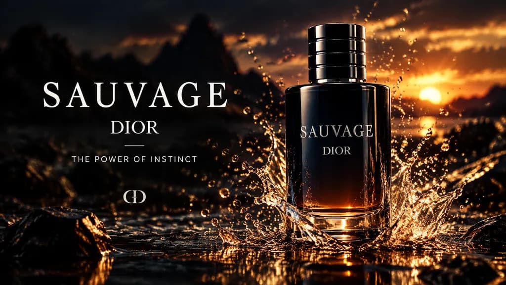 Luxury Perfume Splash Commercial Shot