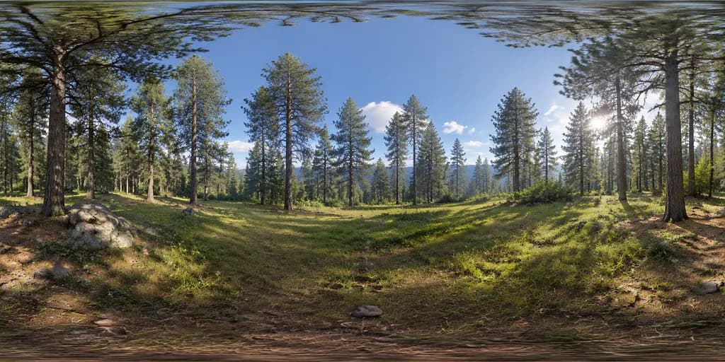 実写風360度正距円筒パノラマ写真