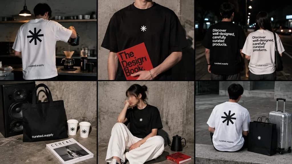 Grille de Campagne Streetwear Minimaliste