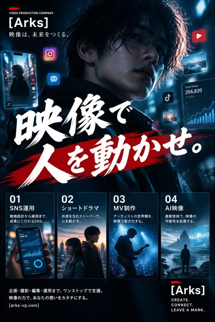 日系影像製作公司宣傳海報