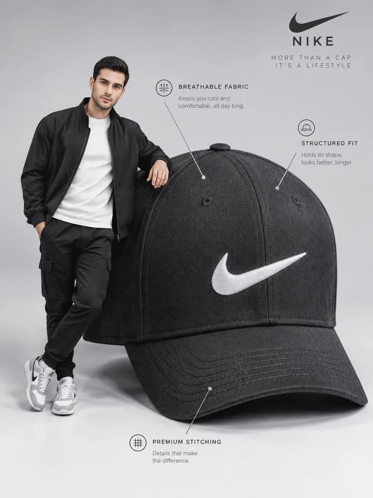 Oversized Product Commercial Fashion Infographic