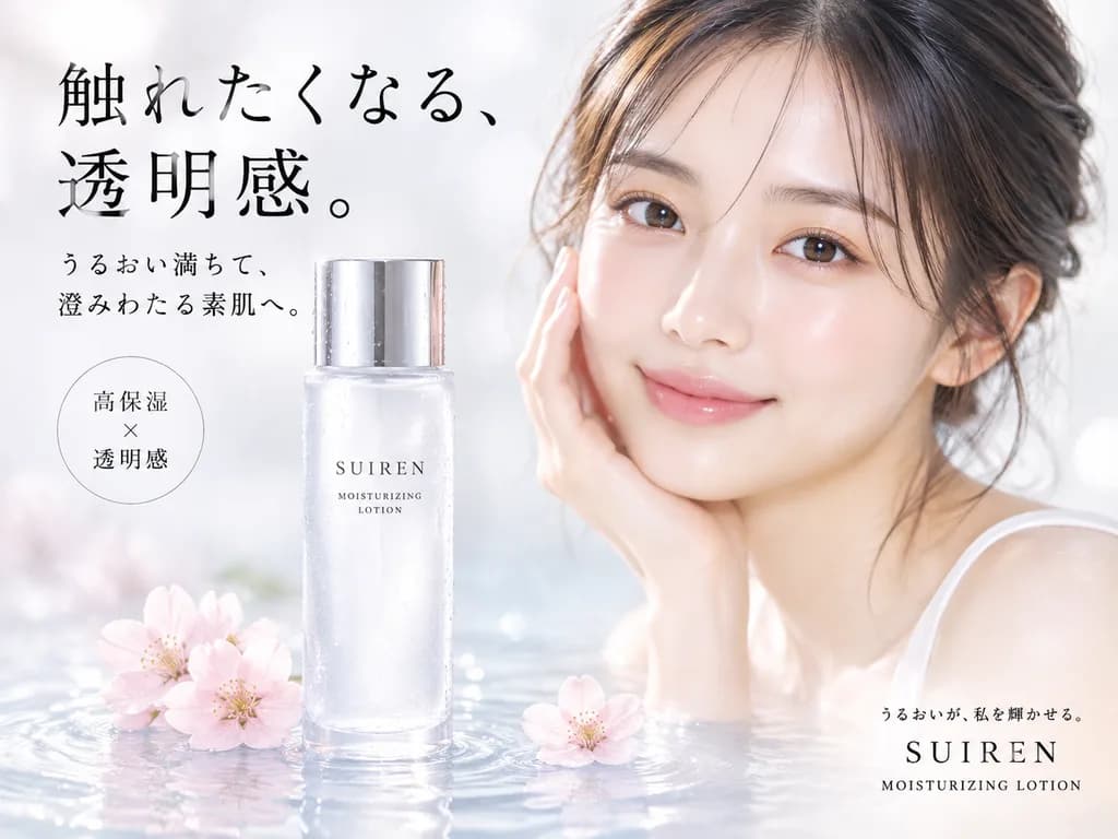 Japanese Skincare Poster Advertisement