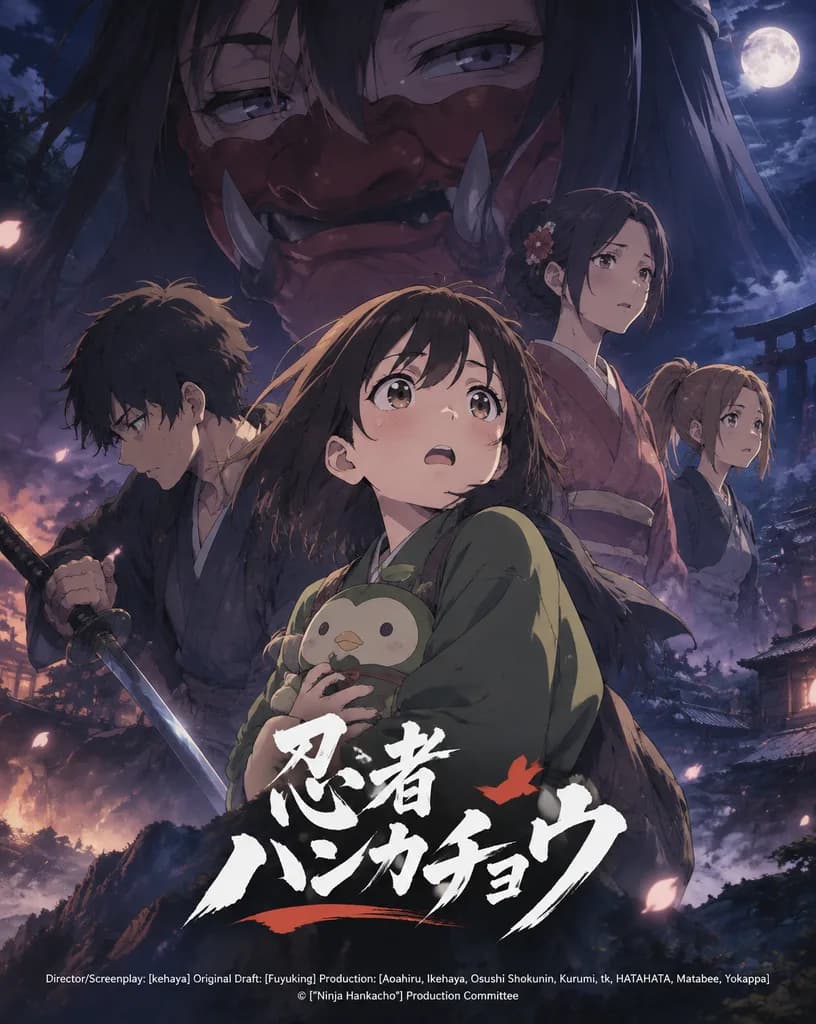 アニメキービジュアル宣伝ポスター
