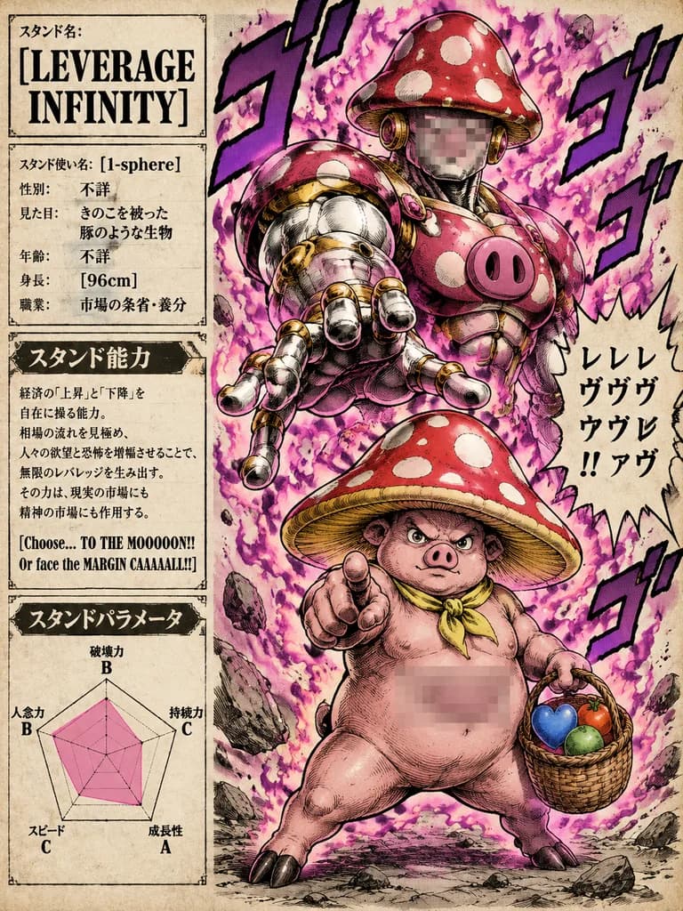 Anime Stand Profile Manga Poster
