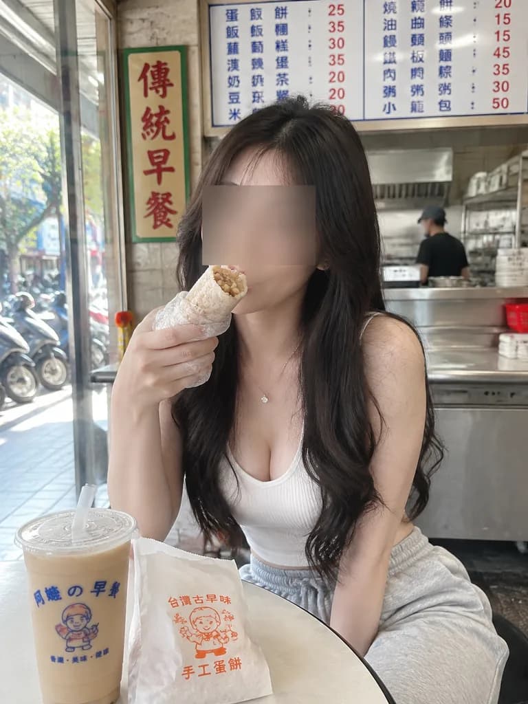 Taiwanese Breakfast Shop Candid Snapshot