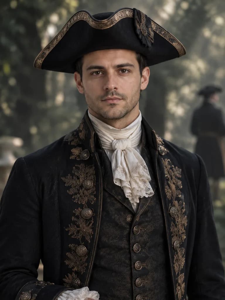 18th-Century Aristocratic Character Swap Portrait