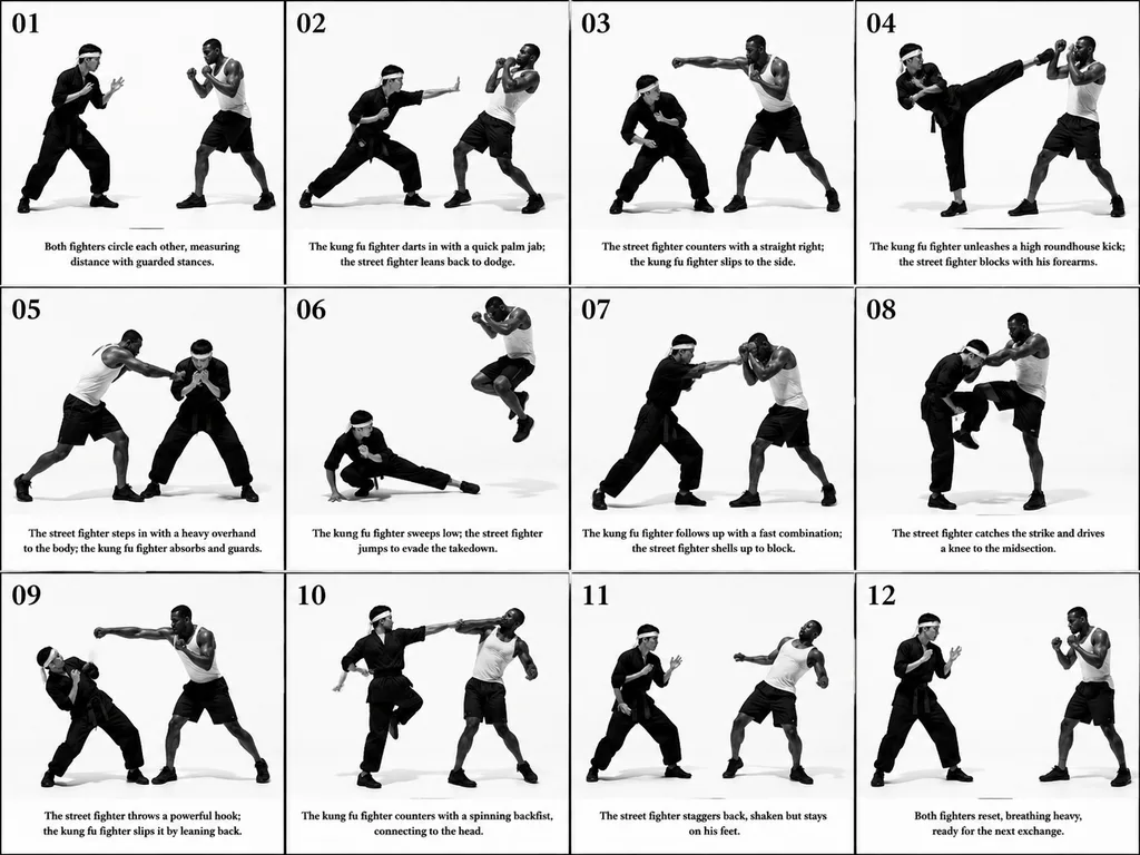 Раскадровка Хореографии Боевых Искусств