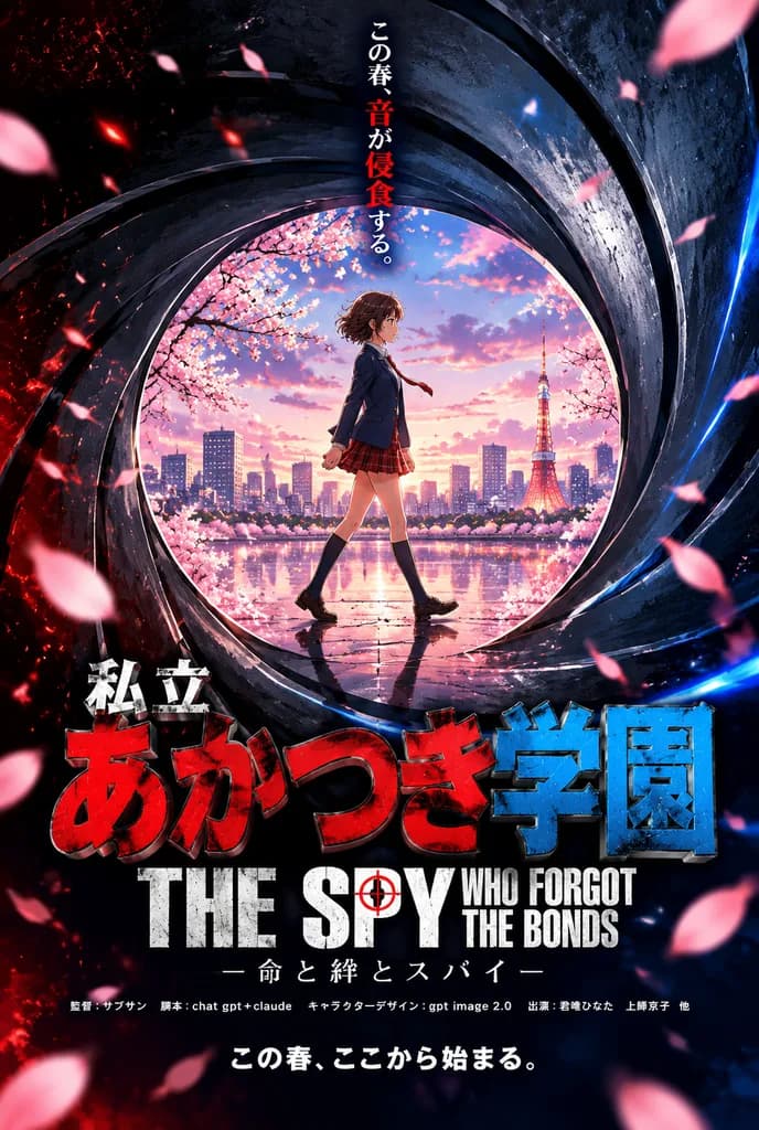 Anime Spy School Theatrical Movie Poster