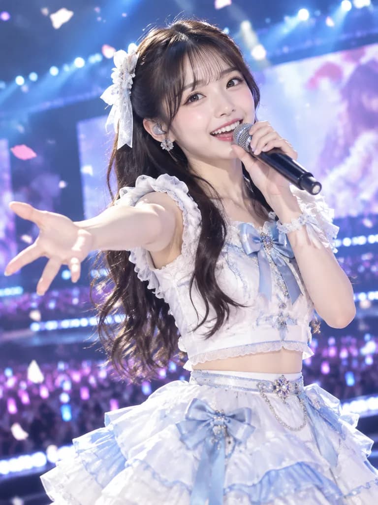 Japanese Idol Concert Stage Portrait