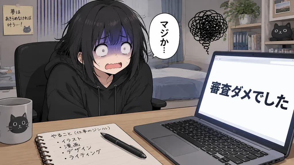 動漫創作者收到審查未通過場景