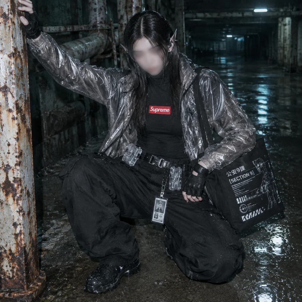 Cyberpunk Streetwear Underpass Fashion Editorial