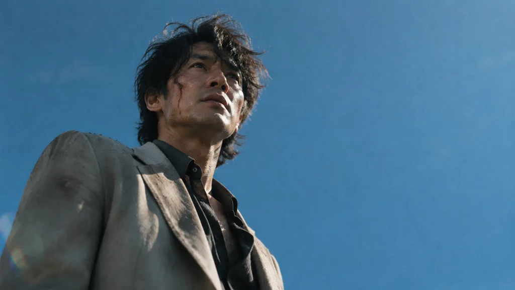 Low-Angle Wounded Man Film Still
