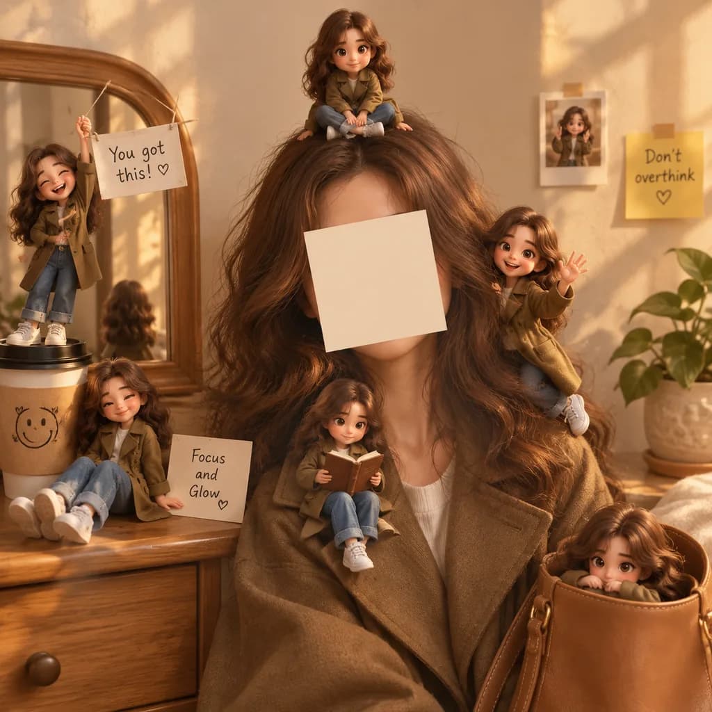 Cozy Portrait with 3D Mini Me Clones