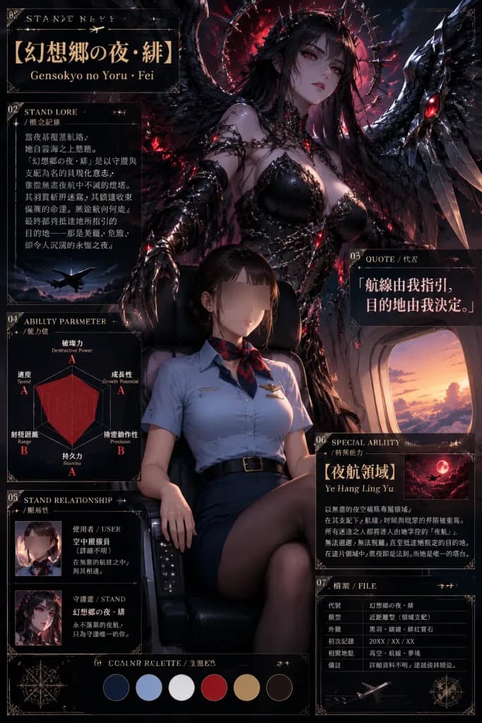 暗黑空服員替身檔案海報