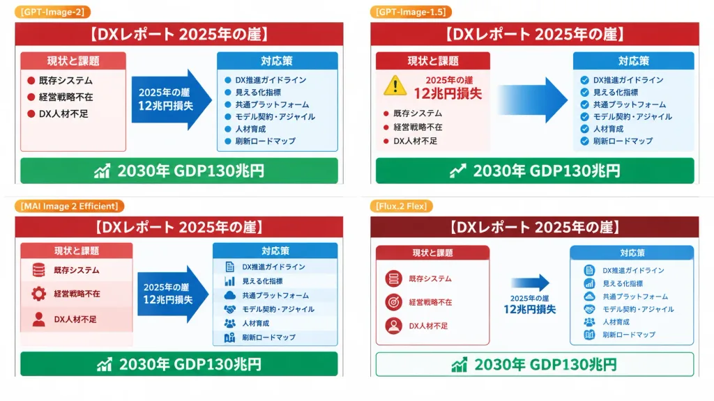 四宮格DX報告簡報對比