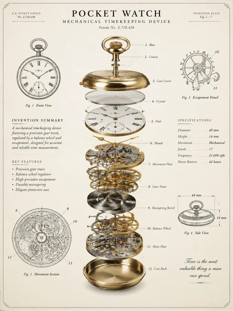 Luxury Patent Artifact Poster
