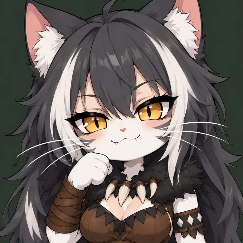 ちびキャラ猫耳少女ポートレート