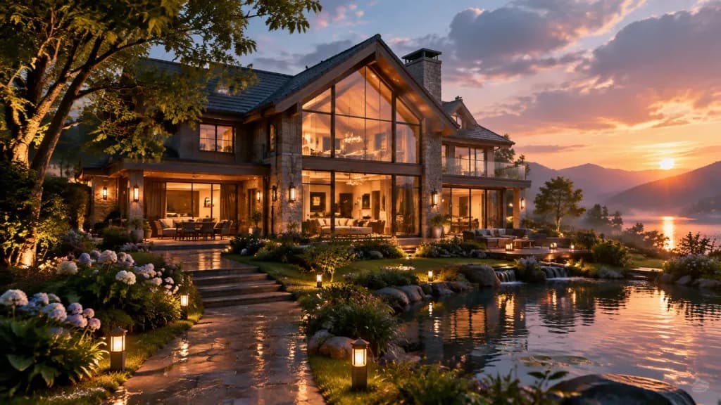 Cinematic Luxury Architectural Exterior