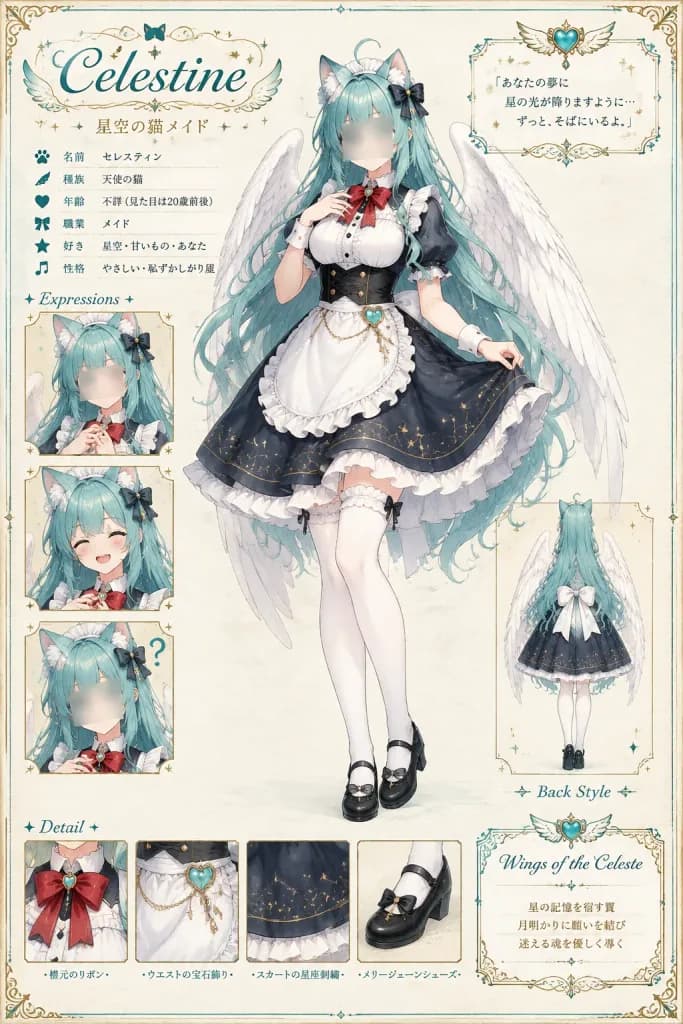 天界の猫耳メイド アニメ設定資料集