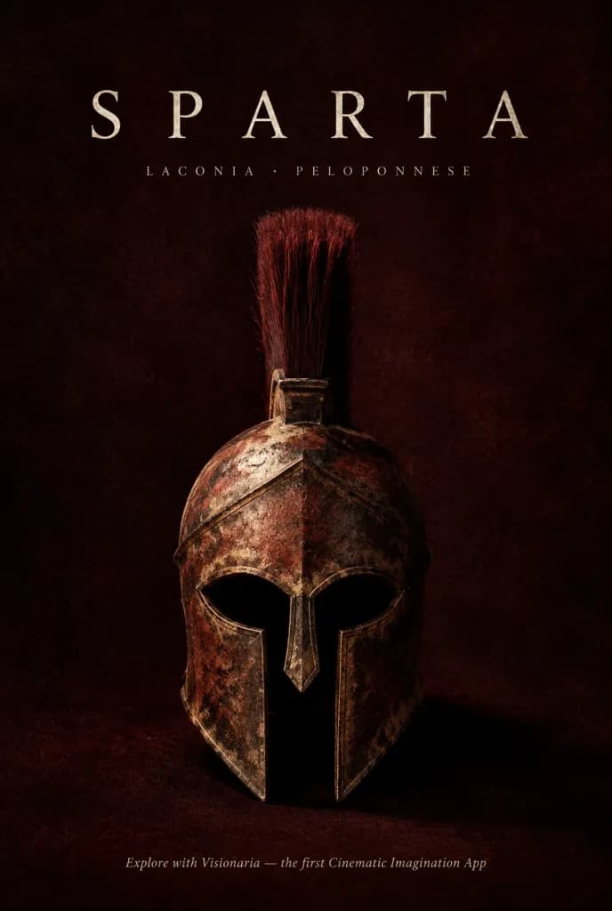 Poster Storico Cinematografico con Elmo Spartano