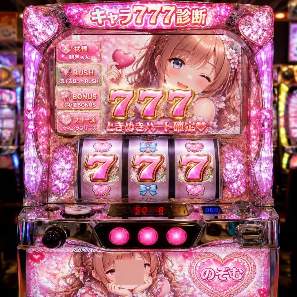 Kawaii Anime Pachislot Arcade Machine