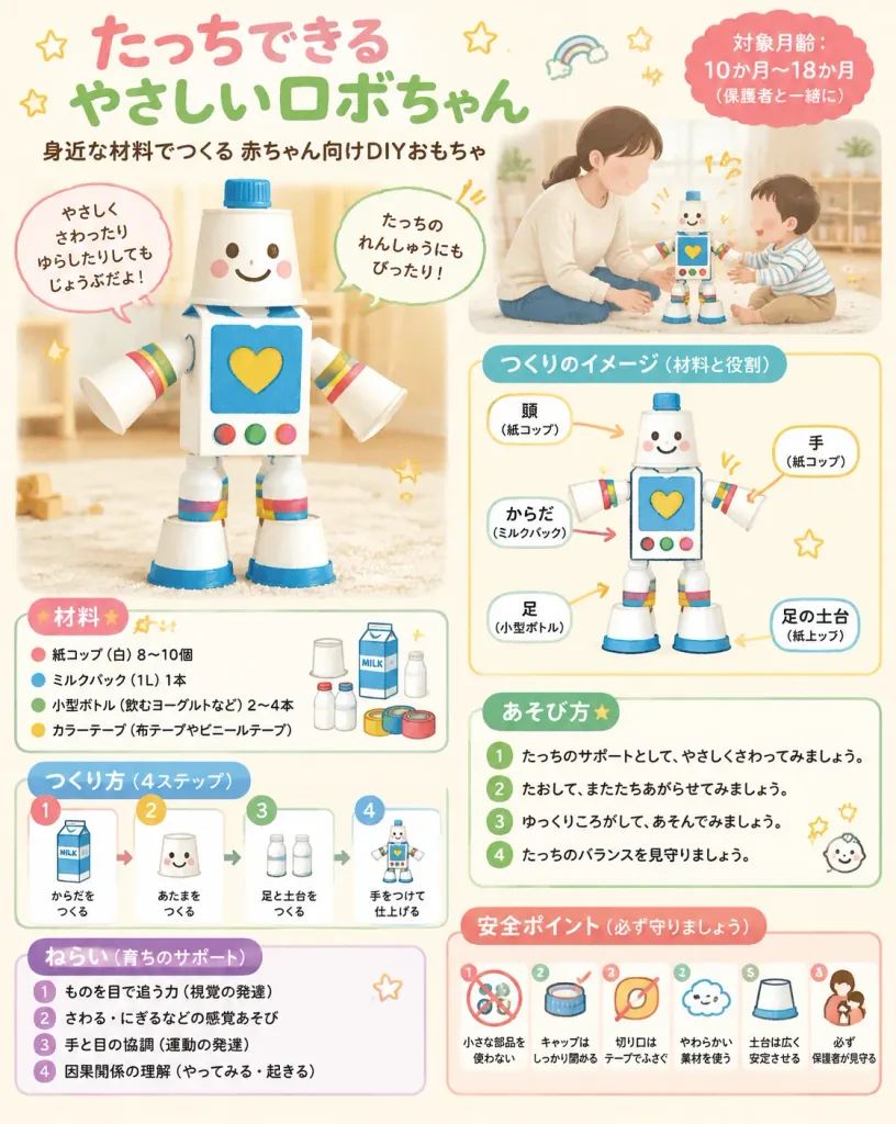 DIY Baby Robot Toy Educational Concept Sheet