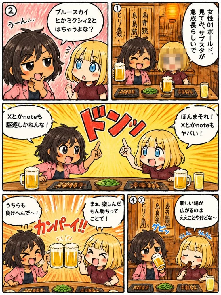 Izakaya Chat Gag Manga Comic Page