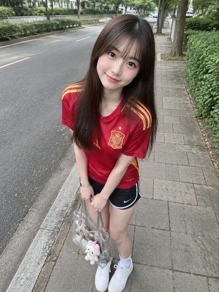 スマホ街角スナップポートレート