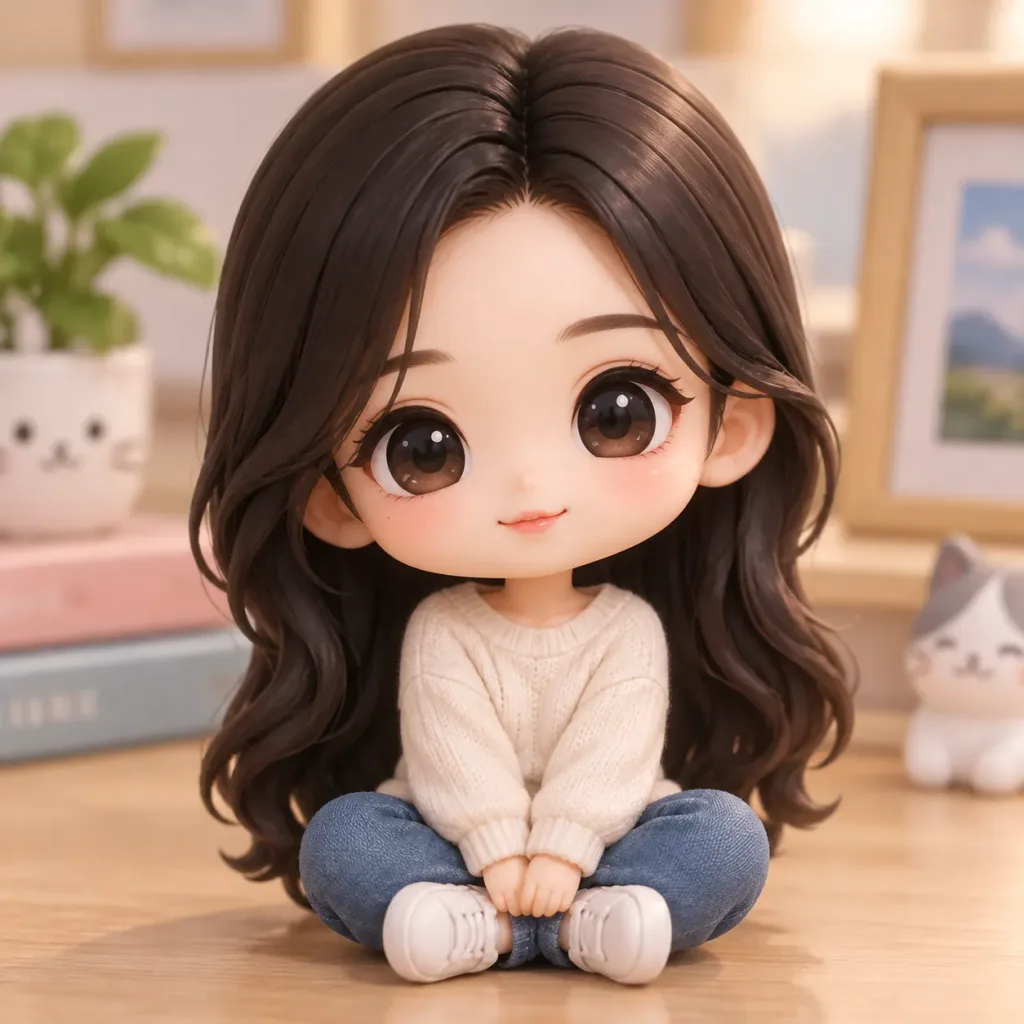 ちびキャラ風ミニチュアドール変換