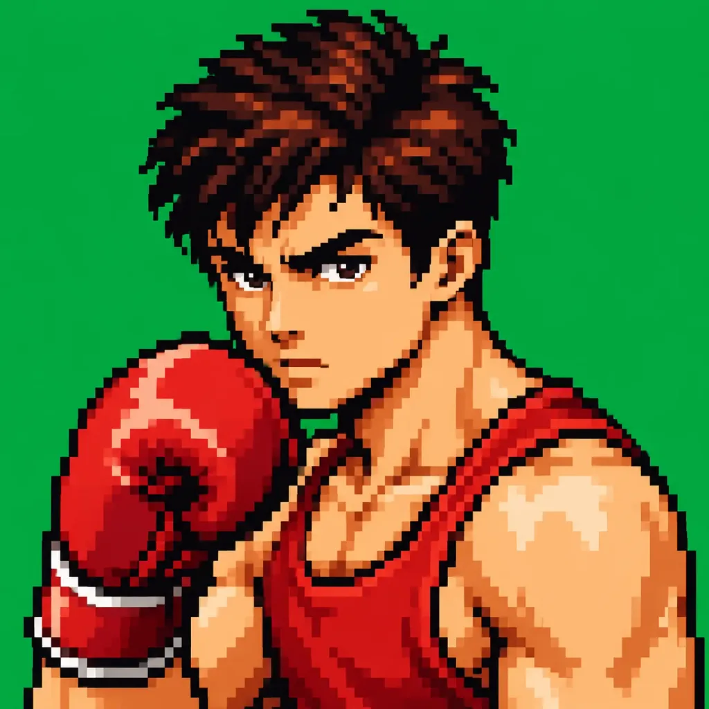 Retro Pixel Art Profile Avatar