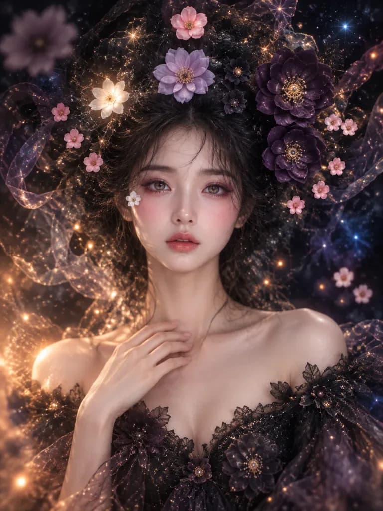 천상의 꽃 환상 포트레이트