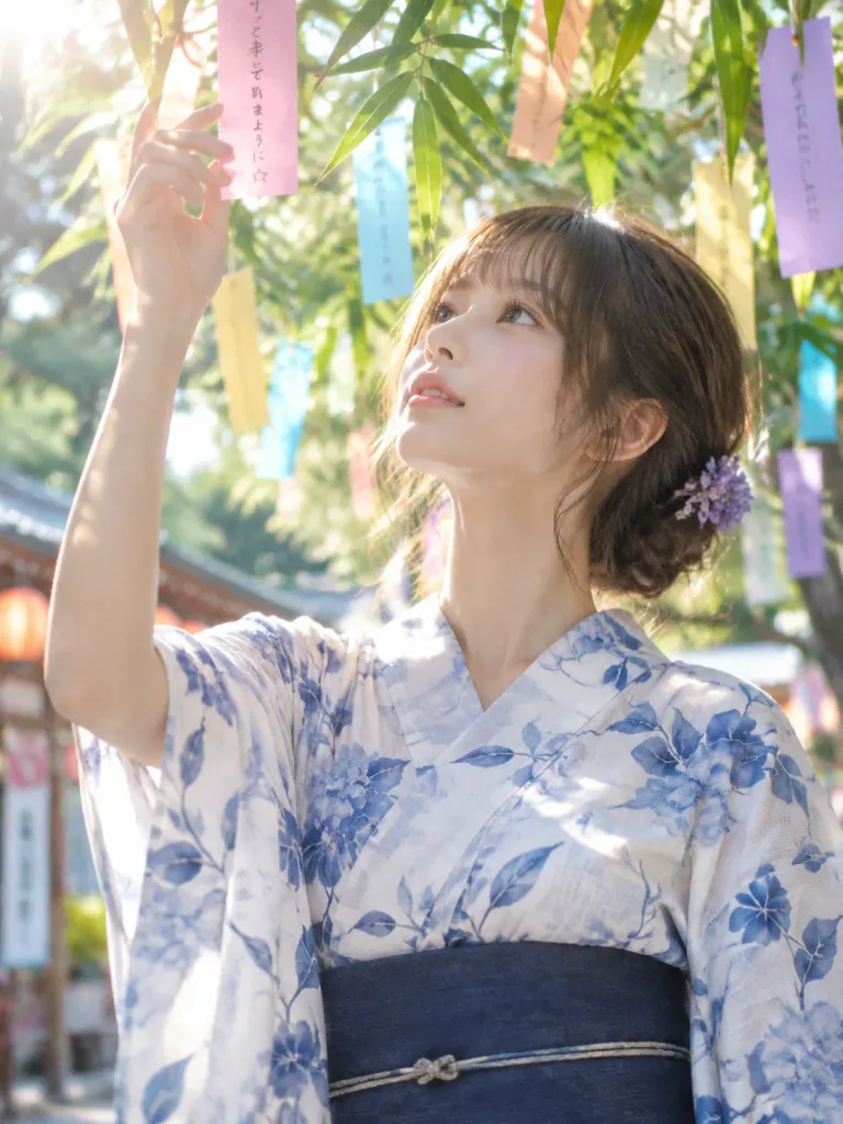 타나바타 축제의 아침 소원